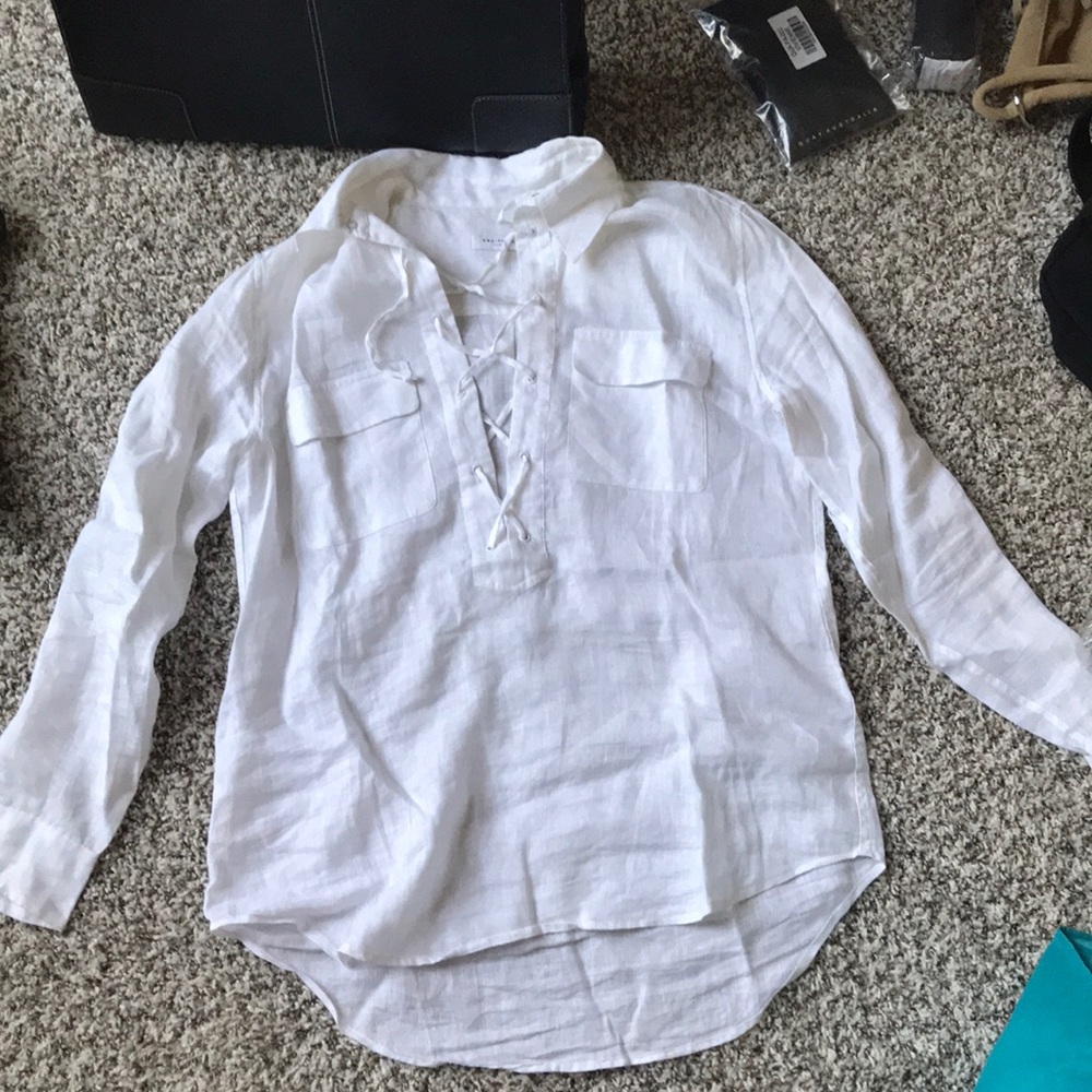 Equipment Femme white blouse